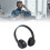 Faltbare Bluetooth-Over-Ear-Kopfhörer Schwarz 8