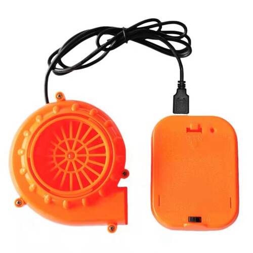Orange Mini-Lüfter 3 W USB 8x8cm/3,1x3,1in 1