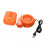 Orange Mini-Lüfter 3 W USB 8x8cm/3,1x3,1in 12