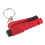 Rojo 3 en 1 Mini Martillo Rompecristales para Coche 5