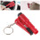 Rojo 3 en 1 Mini Martillo Rompecristales para Coche 6