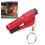 Rojo 3 en 1 Mini Martillo Rompecristales para Coche 8