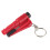 Rojo 3 en 1 Mini Martillo Rompecristales para Coche 2