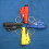 Rojo 3 en 1 Mini Martillo Rompecristales para Coche 10