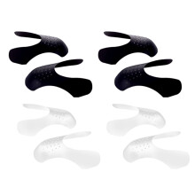 8 piezas de protectores de pliegues 15x12x3,7 cm Blanco/Negro