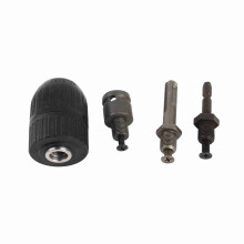 Mandril de taladro sin llave, de 3 mandíbulas, de 1/2 pulgada cuadrada a 1/4 pulgada (2–13 mm)
