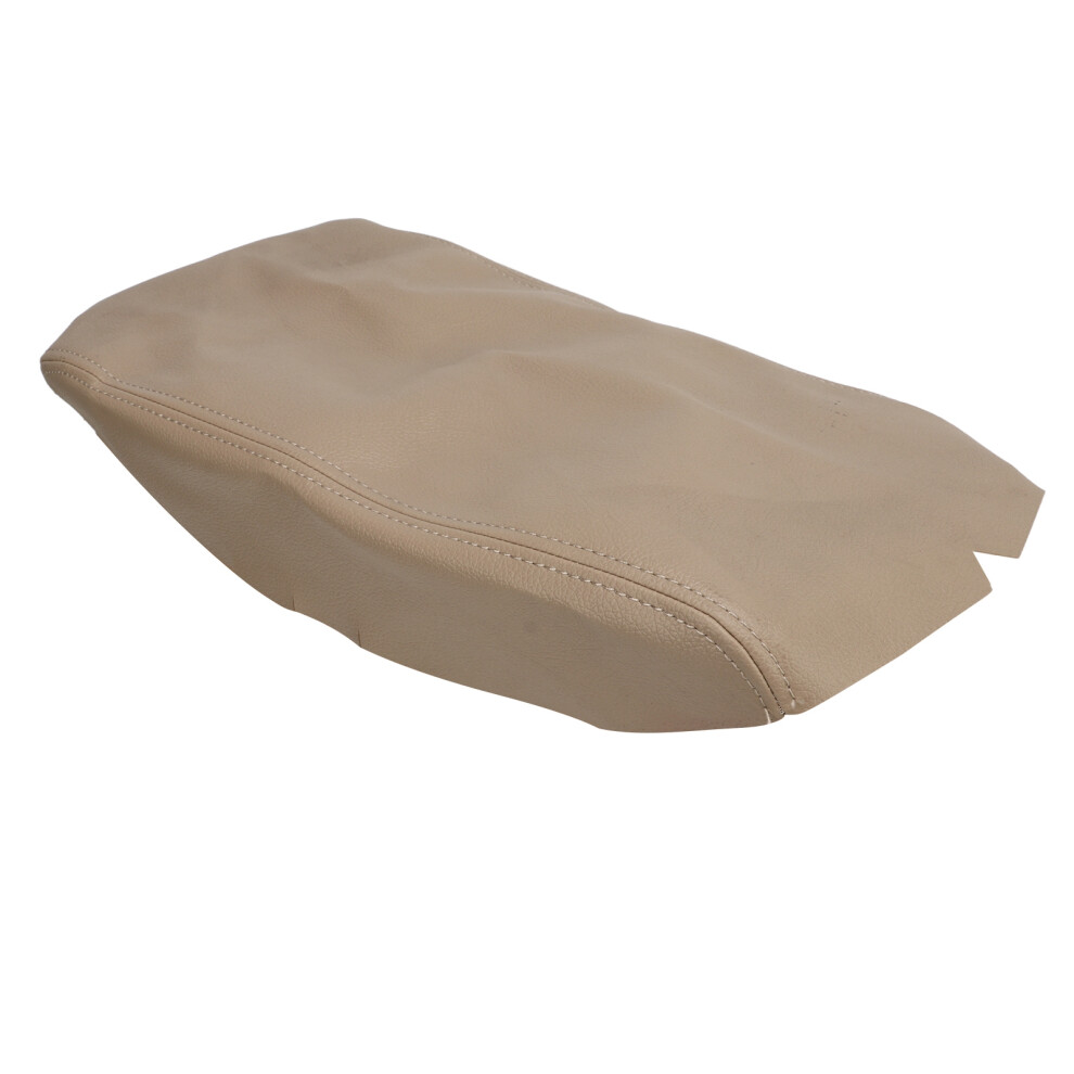 Arm Rest Lid Synthetic Leather Center Console Armrest Box Case Protector Cover For Highlander 2008Â2013 Beige 6921319457559