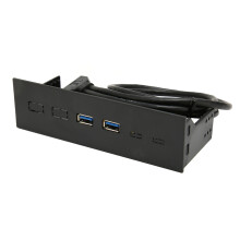 5,25 Zoll Frontplatte USB 3.0 2-Port Laufwerksschacht ABS
