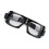 Verstellbare Sportbrille für Kinder, stoßfester PC-Rahmen, Schwarz 8