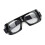 Verstellbare Sportbrille für Kinder, stoßfester PC-Rahmen, Schwarz 6