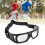 Verstellbare Sportbrille für Kinder, stoßfester PC-Rahmen, Schwarz 5