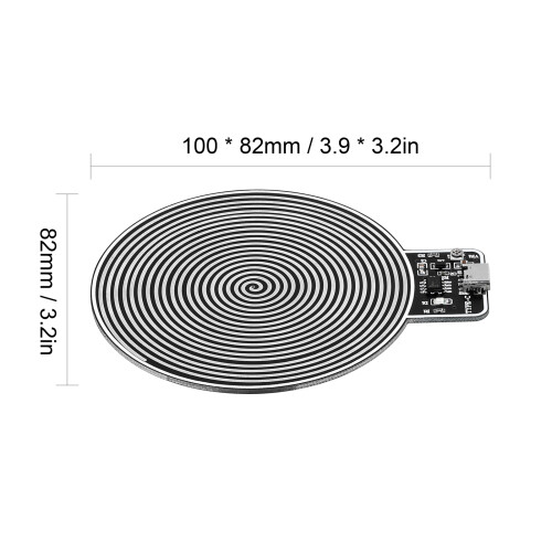 Generador de Ondas Schumann 7.8Hz USB Negro 100x82mm 1