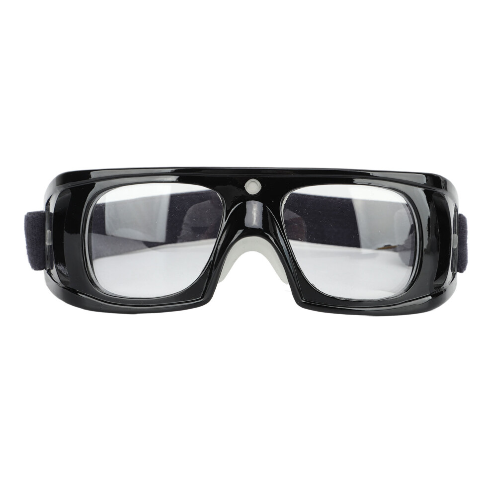 Sport Goggles Free Regulable Design Curved Fit Frame Impact Resistant Pc Material Protective Basketball Glasses For Kids Black 4271319457816