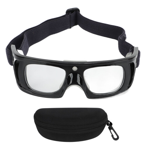 Verstellbare Sportbrille für Kinder, stoßfester PC-Rahmen, Schwarz 1