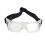 Weiße PC-Sportbrille für Kinder - Gebogene Passform 14