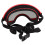 Hundeschutzbrille großer roter Rahmen schwarze Gläser PC 6