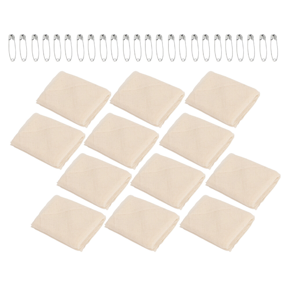 12pcs Triangular Bandage Gauze Dressing Covering Support Fractures Breathable Triangular Splint Sling Bandage