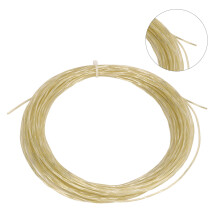 12,2 m 1,30 mm Nylon-Tennisschnur Beige Schlägerdraht