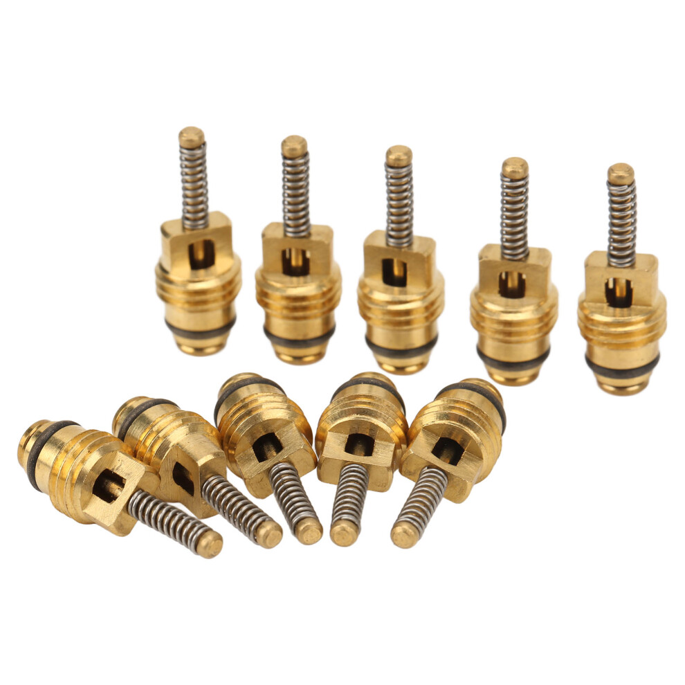 20 Pcs Air Conditioning Valve Core Aluminum Alloy Copper Automotive Ac High Pressure Valve Cores 9451319460794