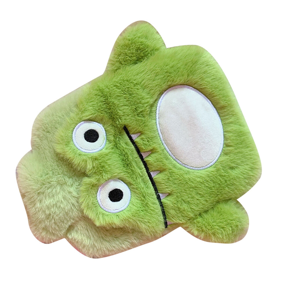 Cartoon Animal Hot Water Bag Leakproof Explosion Proof Portable Hot Water Bottle with Soft Cover for Kids Adults 2# Green Crocodile