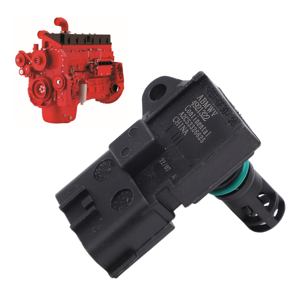 Intake Manifold Pressure Temperature Sensor 2897334 Map Air Boost Sensor Replacement For Cummins M11 Isc Isl Ism Isx 4051319460746