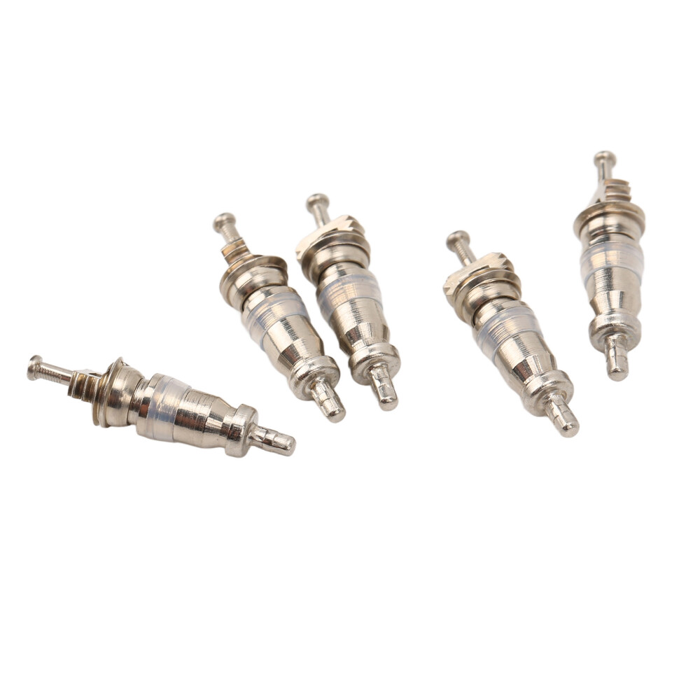 100Pcs High Pressure Valve Stem Core Aluminum Alloy Copper Car Air Conditioner Valve Core For R12 Series 7891319460776