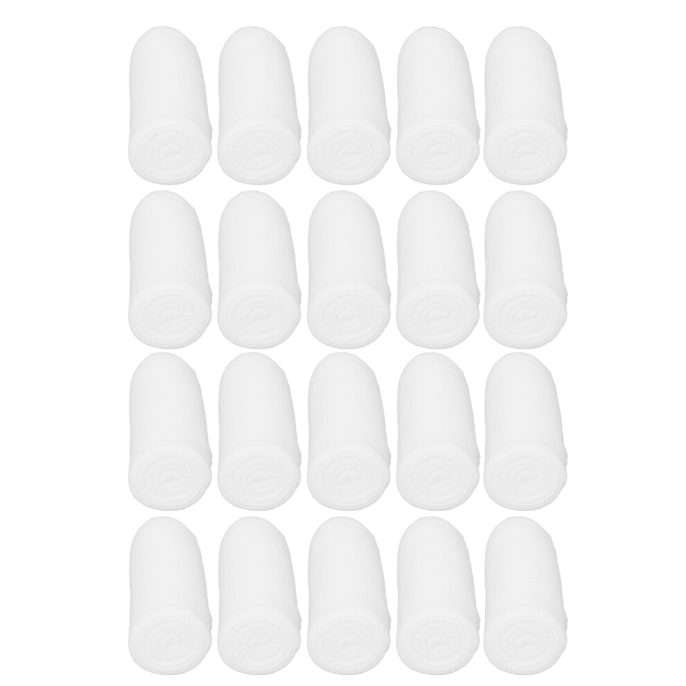 20pcs Gauze Bandage Roll Soft Breathable Stretchy Wound Care Instant Absorption Gauze Wrap 7.5x450cm