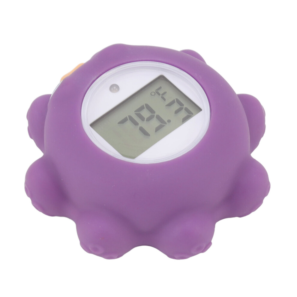 Baby Bath Thermometer Floating Toy Infant Bath Safety Water Temperature Tester with Intelligent Timing Alarm Function