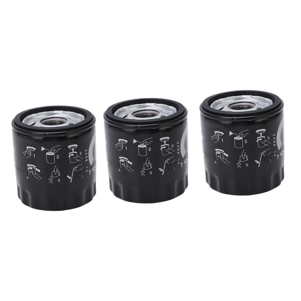 3Pcs Engine Oil Filter Mo 339 Impact Resistant Aluminium Alloy Replacement For Cts 6.2 6162 415 8 Saloon 2009Â 7891319460769