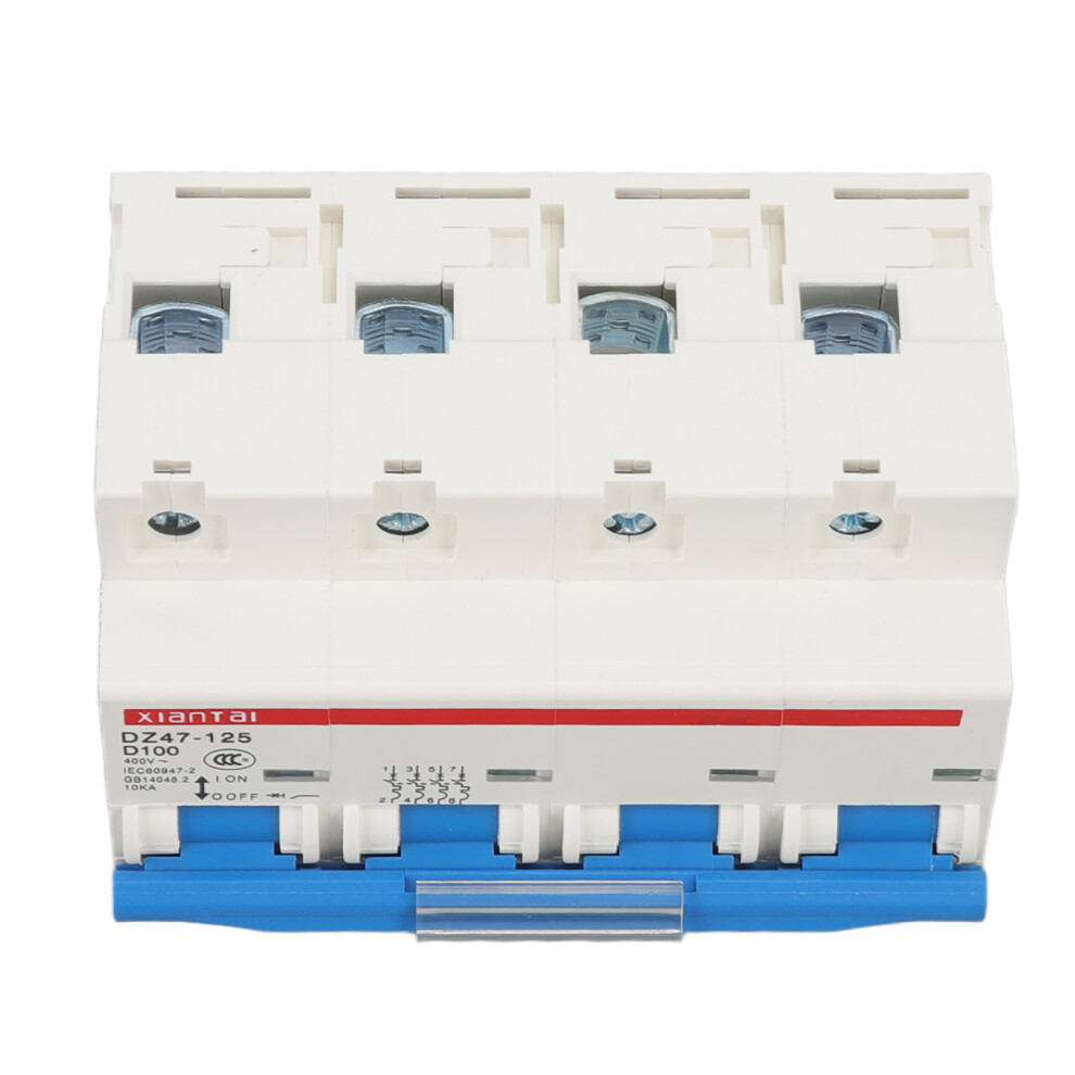 Small Circuit Breaker 4P 100A 400V Supply Flame Retardant Low Voltage Rail Type Miniature Circuit Breaker 8731319461696