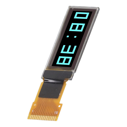 Blaues 0,91-Zoll OLED 12832 SPI 15-PIN Display-Modul 2