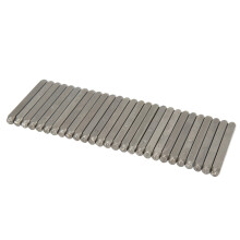 Juego de 27 piezas de sellos de letras de acero al carbono de 3 mm con estuche