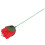 Rosa con llama aparente - 20 piezas, 28.5cm/11.2in, rojo 5