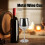 Metall-Weingoblet 500ml Edelstahl Silber 6