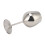 Metall-Weingoblet 500ml Edelstahl Silber 10