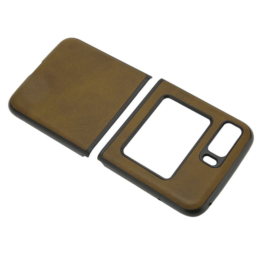 Leather Folding Phone Case Scratch Resistant Flip Phone Protective Case For Moto Razr 2022 Camouflage Green 8751319466255