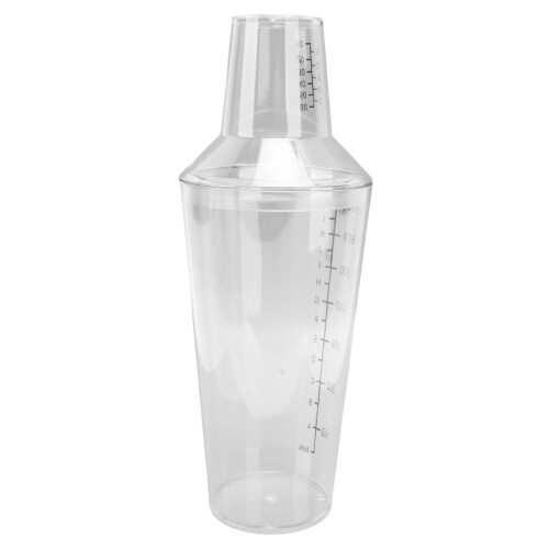 durchsichtige Skala 700 ml transparenter Shaker Standard 2