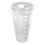 durchsichtige Skala 700 ml transparenter Shaker Standard 11