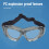 HD Schutz-Sportbrille Grau Einheitsgröße Polycarbonat (PC) 12