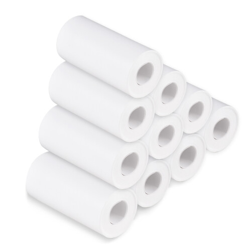 Rollo de papel térmico de 56 mm blanco, pack de 6 rollos