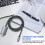 Cable de interfaz USB-C a HD 2m nylon 4K60 10