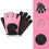 Nylon Halbfinger-Trainingshandschuhe Pink S 32g 11