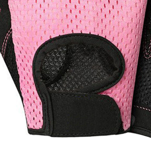 Nylon Halbfinger-Trainingshandschuhe Pink S 32g 2