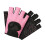 Nylon Halbfinger-Trainingshandschuhe Pink S 32g 10