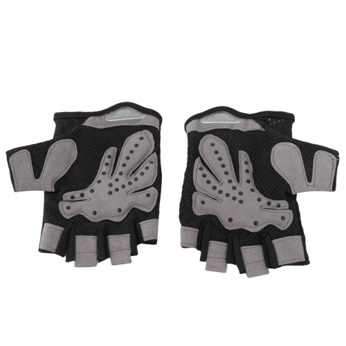 Guantes negros de nylon sin dedos S/M/L Modelo M 32g 1