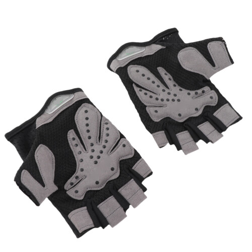 Guantes negros de nylon sin dedos S/M/L Modelo M 32g 2