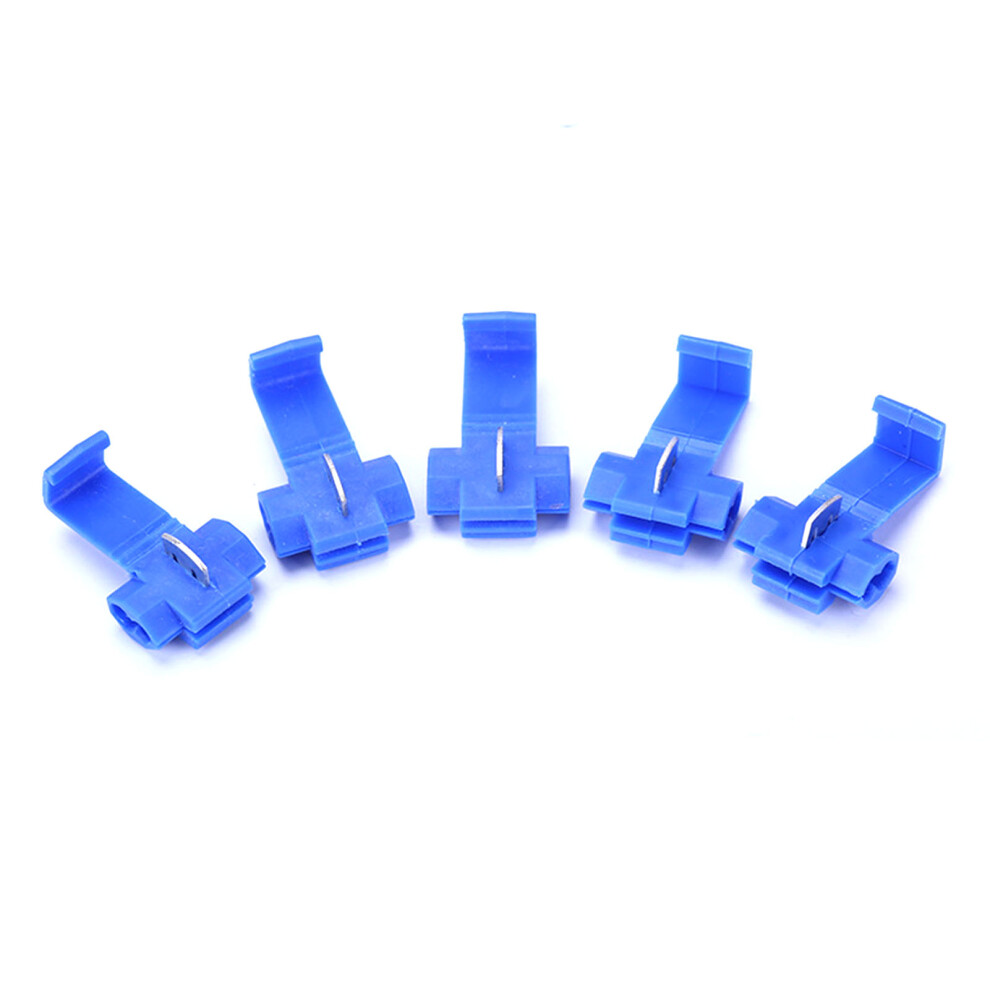 100Pcs Solderless Quick Splice Snap Wire Connector Pp Casing Copper Accessory For Wiring 5071319468756