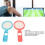 Switch-Tennisschläger Ergonomischer Griff ABS-Controller 9