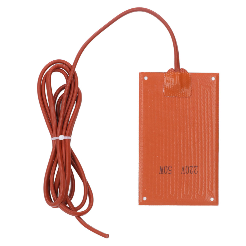 Silicone Rubber Heating Pad Heat Mat Heater 90X150mm Ac 220V For Electric Cabinet 3661319470020