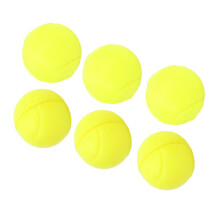 6 Stück Tennis-Schläger Silikon-Schlagdämpfer, Gelb, 23 mm Durchmesser